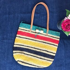 Tommy Bahama woven tote